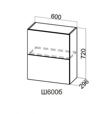 Шкаф навесной 600/720 Top-Stay Модус СВ