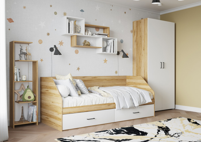 Кровать с ящиками Лайт