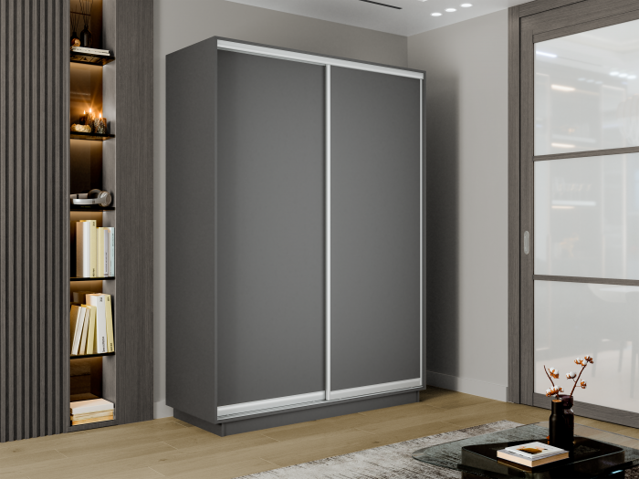 Шкаф купе 2-х дв. ДСП 1800/2200/600 Экспресс 2