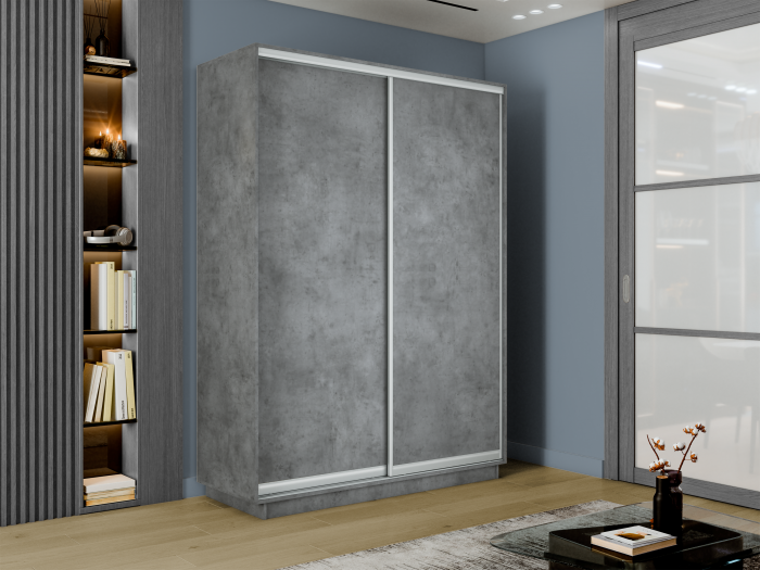 Шкаф купе 2-х дв. ДСП 1800/2200/600 Экспресс 2