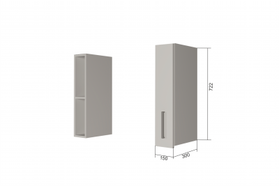 Шкаф навесной 150 Санвут МДФ