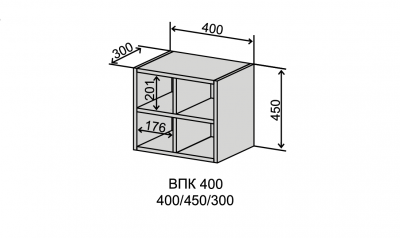 Полка ВПК 400/450 ДСВ