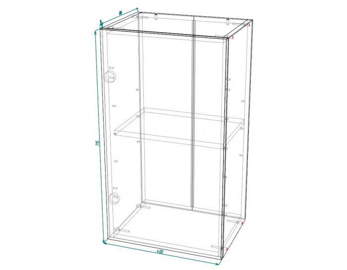 Шкаф верхний ШВ 400 Норд