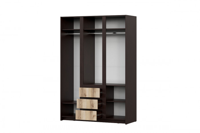 Шкаф для одежды 3-х створчатый Прага