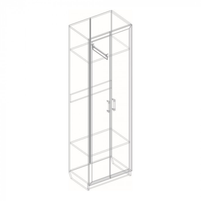 Шкаф 2-х створчатый Наоми