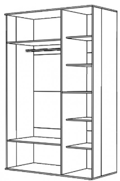 Шкаф 3х створчатый Конго