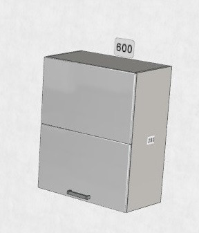 Шкаф навесной 600/912 Aventos HF Грейвуд СВ