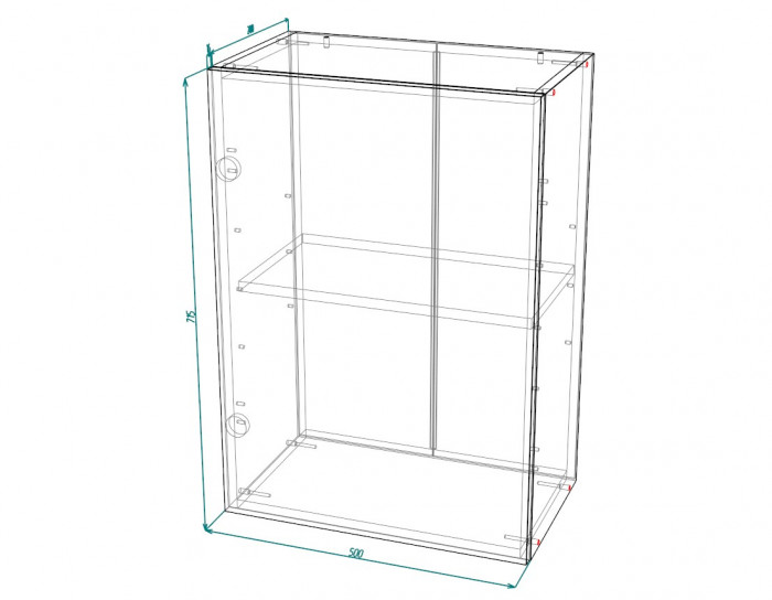 Шкаф верхний ШВ 500 Норд