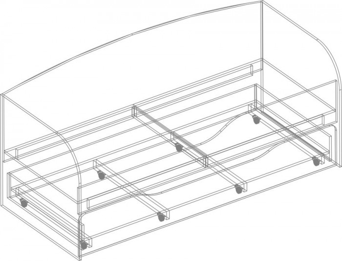 Кровать выдвижная Велес