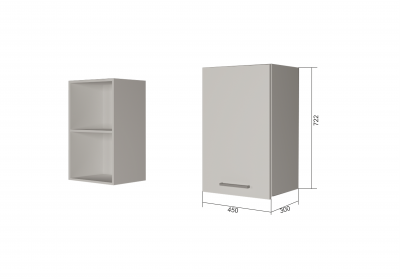 Шкаф навесной 450 Санвут МДФ