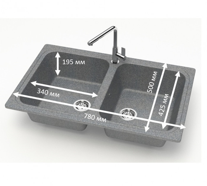 Мойка для кухни М 20 Карельский Камень