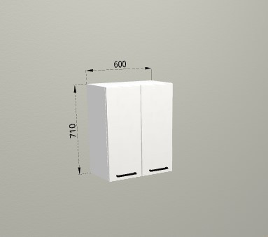 Шкаф навесной 600 Санвут МДФ
