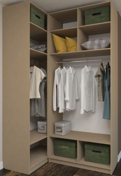 Шкаф 1000х1500 угловой распашной М6