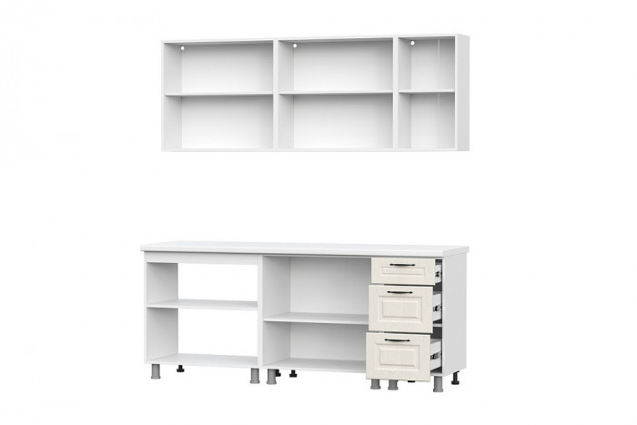 Кухонный гарнитур Грейвуд 2,0м МДФ (без столешницы)