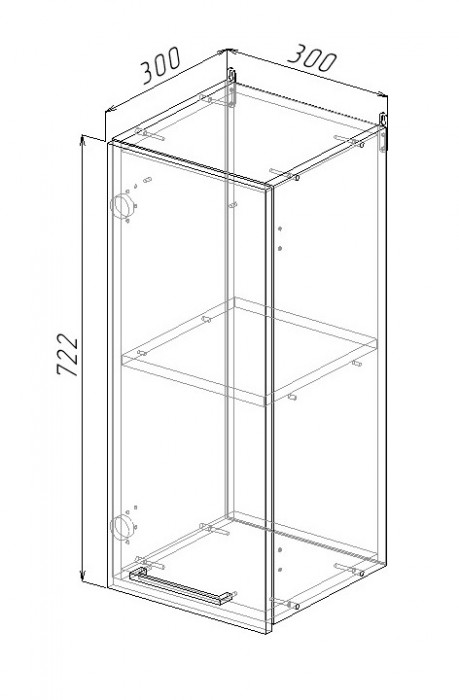 Шкаф навесной 300 Санвут