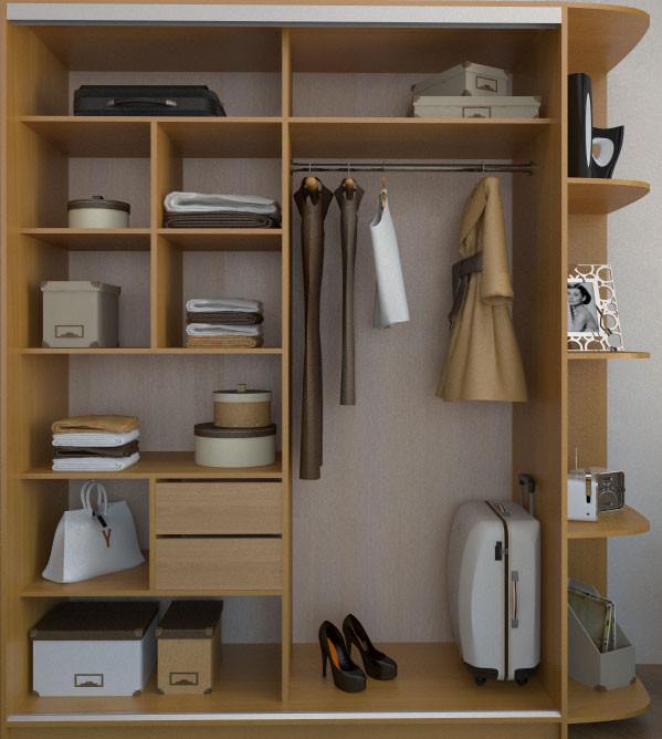 Шкаф купе Вера с угловым элементом 300