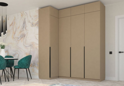 Шкаф 1000х2000 угловой распашной М6