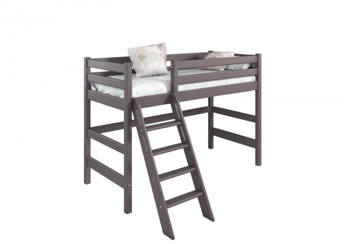 Полувысокая кровать Соня с наклонной лестницей вариант 6