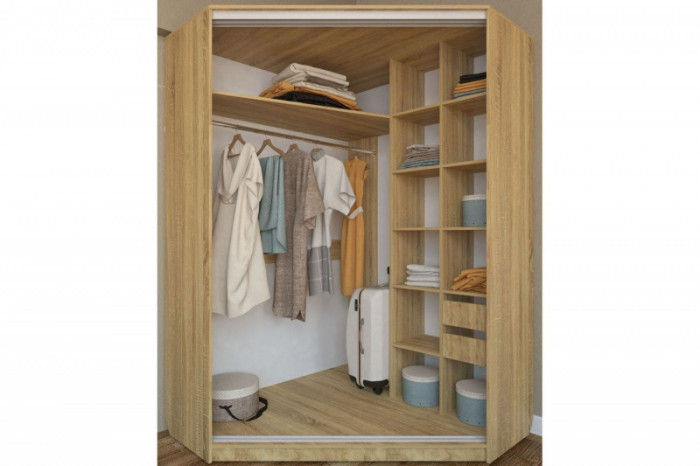 Угловой шкаф-купе Анна Лофт