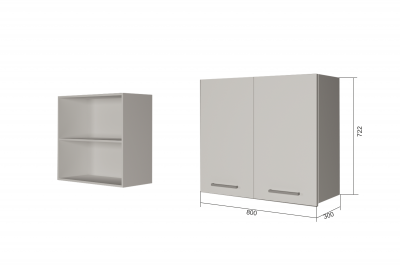 Шкаф навесной 800 Санвут МДФ