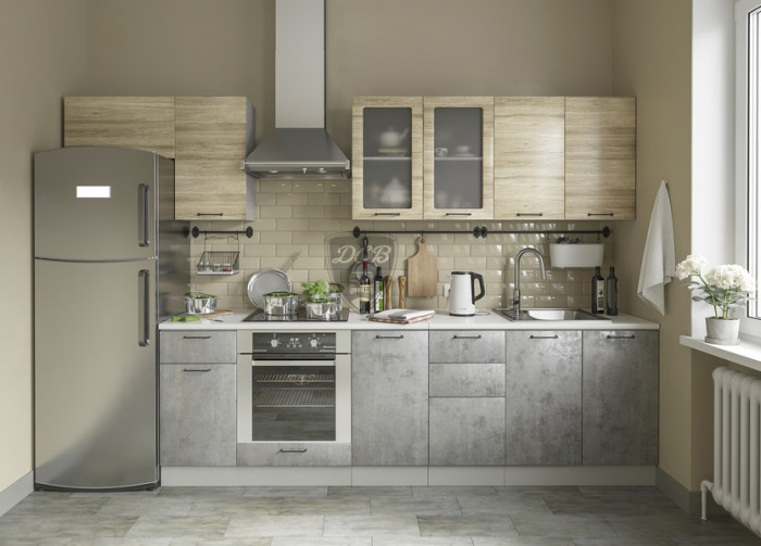 Шкаф верхний 650 угловой Лофт ДСВ