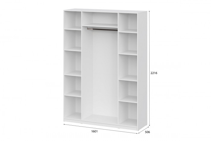 Шкаф 4-х створчатый 1600 ШК-5 с ящиками