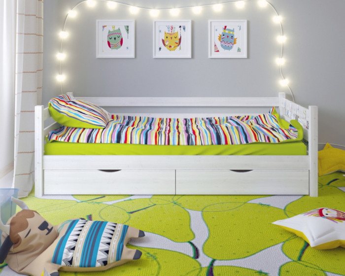 Кровать из массива Соня вариант-2 с ящиками