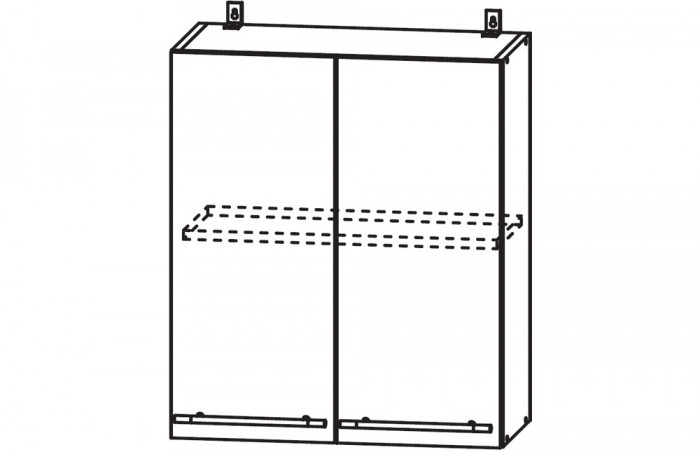 Шкаф верхний 600 Капля