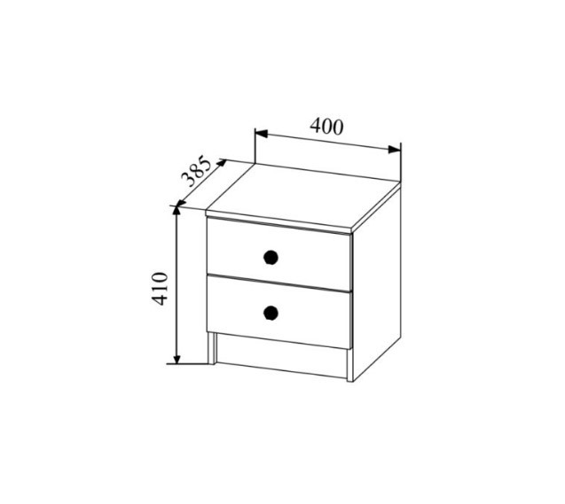 Тумба прикроватная Ki-Ki ДСВ