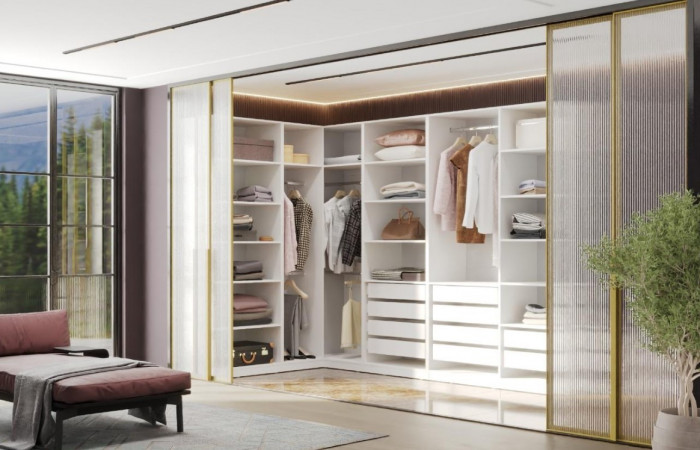 Шкаф с 2мя ящиками и 5ю полками 750 Эккервуд