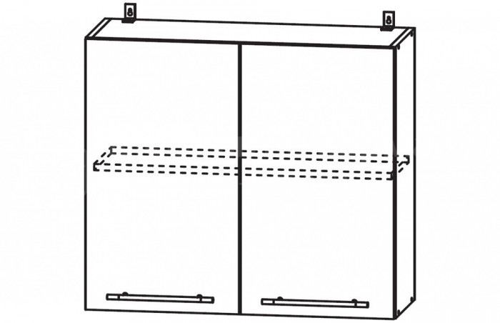 Шкаф верхний 800 Капля
