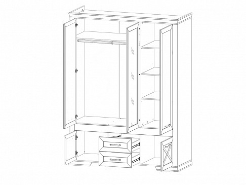 Шкаф SZF5D2S Marselle