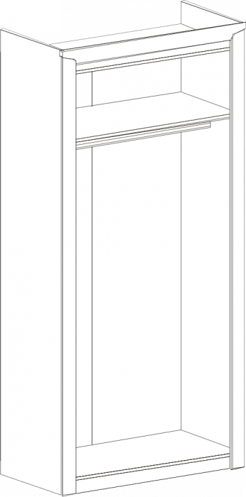 Шкаф двухдверный Соренто