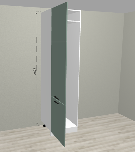 Пенал под холодильник 600/2400 Санвут МДФ