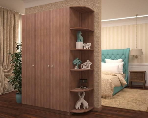 Шкаф Оксана с угловым элементом 250