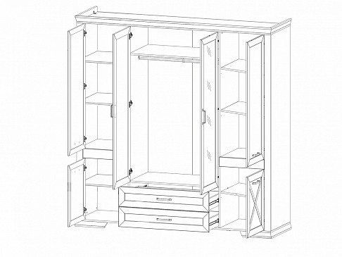 Шкаф SZF6D2S Marselle
