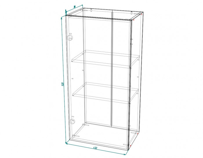 Шкаф верхний ШВ 450/920 Норд Line