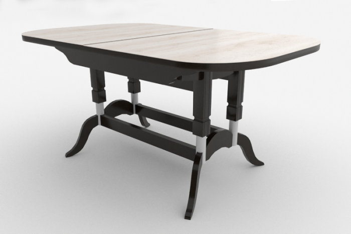 Стол обеденный раздвижной подстолье венге Вектор-2