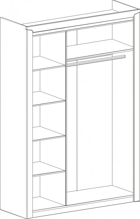 Шкаф трехдверный Соренто
