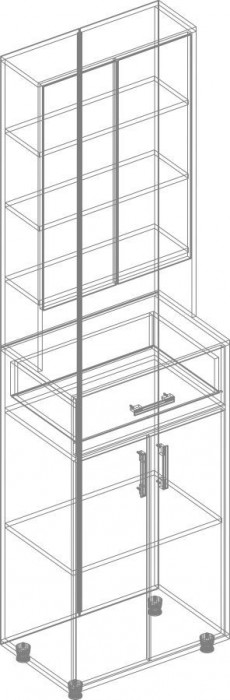 Тумба с зеркалом Граф