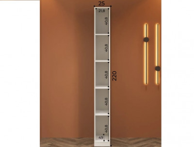 Шкаф 250 с полками без фасада Эккервуд 