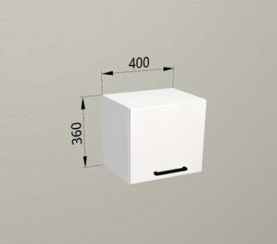 Шкаф навесной 400 горизонтальный Санвут МДФ