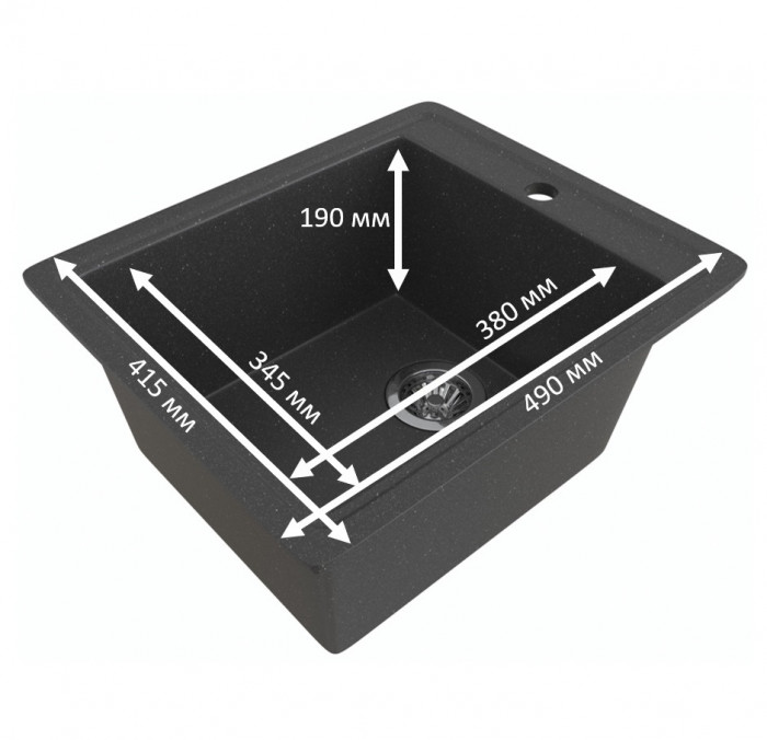 Мойка для кухни GS-18 Gamma Stone