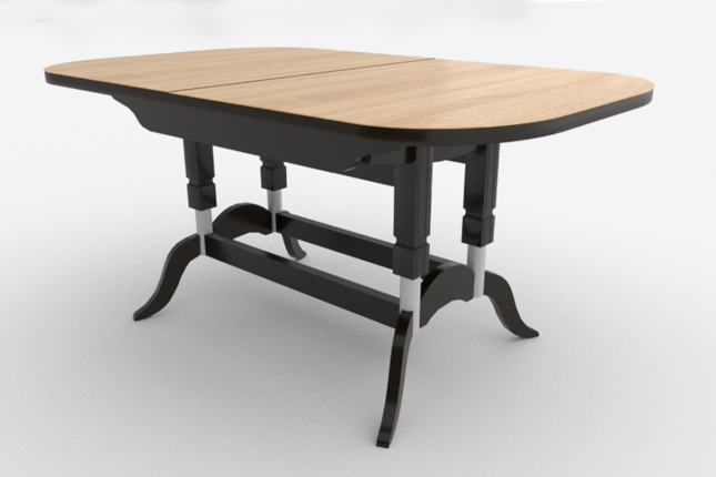 Стол обеденный подстолье венге Вектор-3