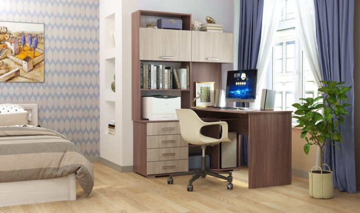 Компьютерный стол ПКС-11 (правосторонний)