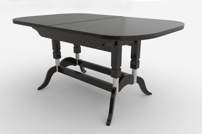 Стол обеденный подстолье белое Вектор-3