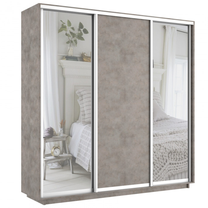 Шкаф купе Трио Медиум 2 Экспресс 2400х2400 Е1