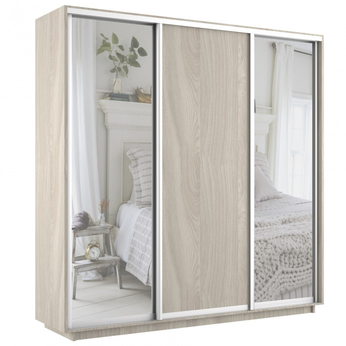 Шкаф купе Трио Медиум 2 Экспресс 2400х2400 Е1