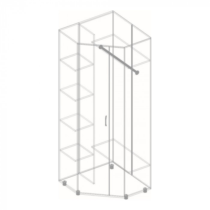 Шкаф угловой Граф