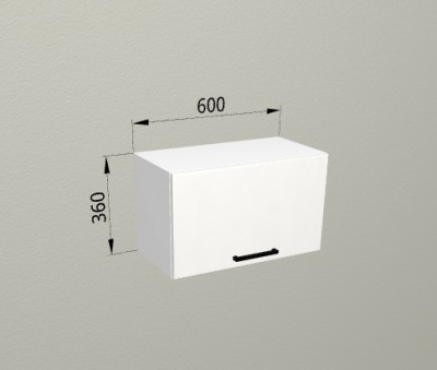 Шкаф навесной 600 горизонтальный Санвут МДФ